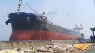 M/s "Beskidy jest jednym z największych statków polskiej floty