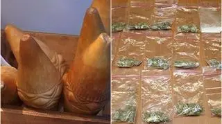 Między oscypkami miał marihuanę i amfetaminę