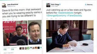 Ed Miliband, David Cameron i Nick Clegg