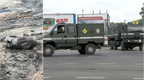 Stukilogramowa bomba na budowie. Wypadła z łyżki koparki
