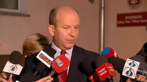 Minister zdrowia Konstanty Radziwiłł po spotkaniu ze związkowcami