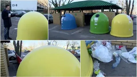 Taki pojemnik stoi na os. Oświecenia w Poznaniu