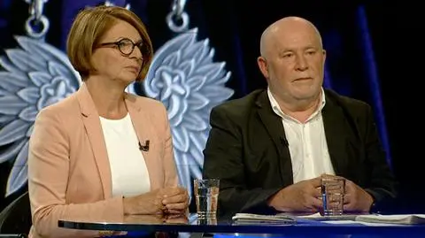 Julia Pitera i Paweł Moczydłowski w "Faktach po Faktach" 