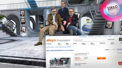 Licytacja TVN24 dla WOŚP. Prowadzenie programu "Szkło Kontaktowe"