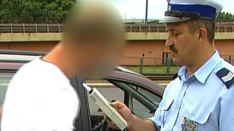 Policjant jechał zygzakiem