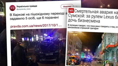 Do wypadku doszło w Charkowie na północnym wschodzie Ukrainy