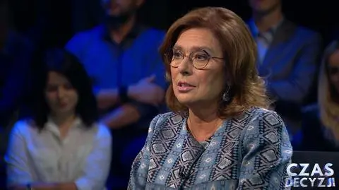 Małgorzata Kidawa-Błońska była gościem "Kropki nad i" w TVN24