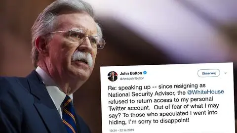John Bolton doradzał Trumpowi w sprawach bezpieczeństwa narodowego  