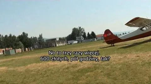Połgodzinny lot kosztuje 600 zł