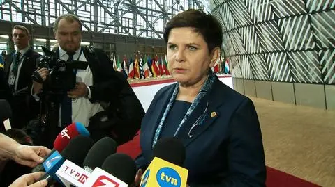 Premier Szydło przed Radą Europejską