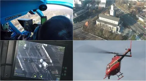 Drogówka ze śmigłowca patrzy na twoją jazdę