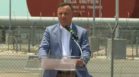 President Andrzej Duda at the Sabine Pass a site for an LNG receiving terminal (video from 8 November, 2018)