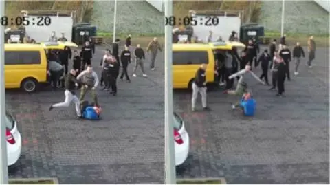 "Zatrzymali busy, wybiegli i zaatakowali"
