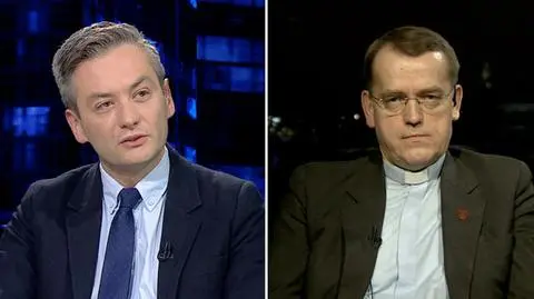 Robert Biedroń i ks. Dariusz Oko w "Kropce nad i"