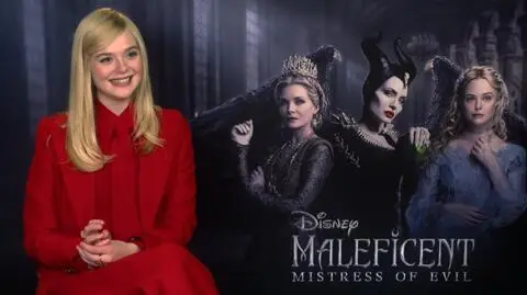 Czarownica 2. Elle Fanning w rozmowie z Anną Wendzikowską