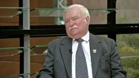 Lech Wałęsa w specjalnym wydaniu "Kropki nad i"