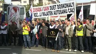 Związkowcy domagają się m.in. wypłaty zaległych pensji 