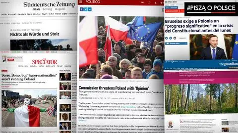 #PisząoPolsce. Zagraniczne media o sytuacji w Polsce