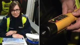 Policjantka zatrzymała pijanego po służbie
