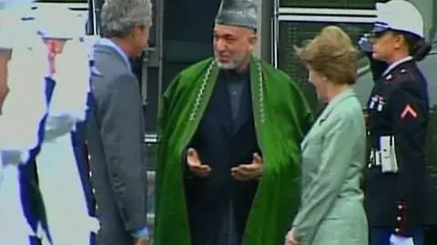 Hamid Karzai przyleciał do Camp David