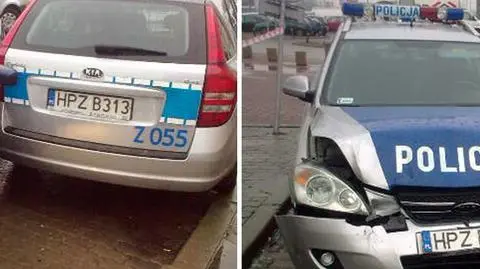 Spisywali kierowcę renault, wjechał w nich nissan