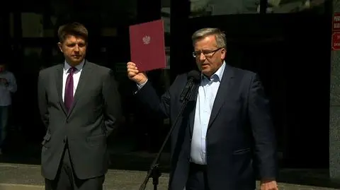 Inicjatywę prezydenta skrytykował Radosław Sikorski