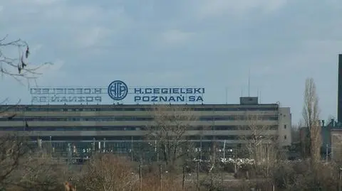 Pożar dachu w zakładach Cegielskiego 