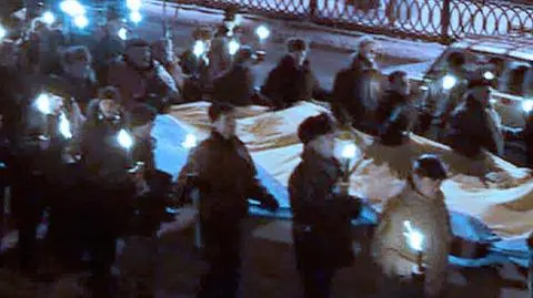 "Bandera na bohatera!"