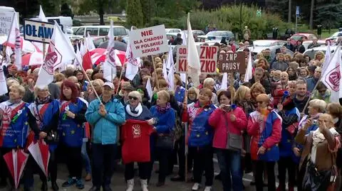 Warszawa. Protest nauczycieli. Spodziewanych 50 tys. osób