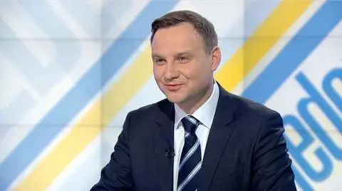 Andrzej Duda w "Jeden na jeden"