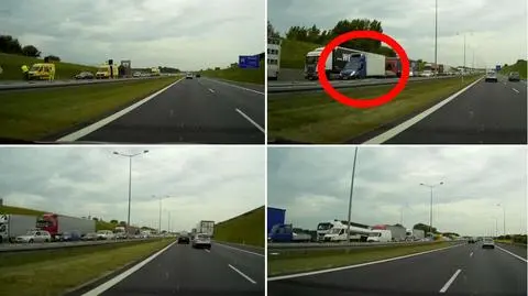 Zablokowany pas i korek na kilka kilometrów. "Szeryfowi należy się mandat"
