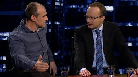 Paweł Kukiz i Paweł Olszewski (PO) byli gośćmi "Kropki nad i"