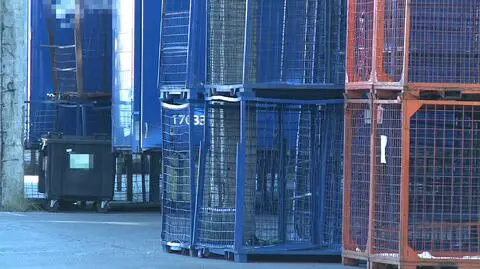 Ciało zostało znalezione w sortowni odzieży (wideo archiwalne)