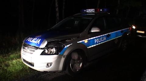 Pościg, strzały, staranowany radiowóz. Drogowy bandyta uciekł