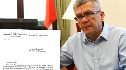 Prezes TK odpowiada Karczewskiemu: słowa o zmowie z PO są kłamstwem