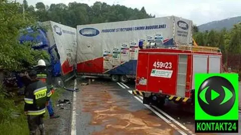 Czołówka z tirem