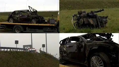 Do wypadku doszło na węźle autostradowym w Strykowie