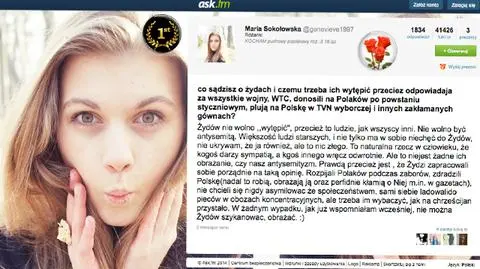 "Pogromczyni Tuska" o Żydach: "Rozpijali Polaków, zdradzili Polskę, sami siebie ładowali do pieców"