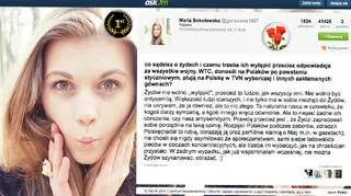 Kontrowersyjny wpis nastolatki pojawił się na portalu społecznościowym