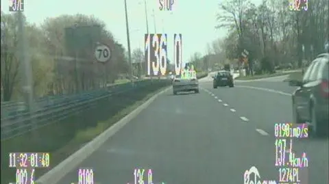 Zielona Góra: pędził 136 km/h przez miasto. Stracił prawko