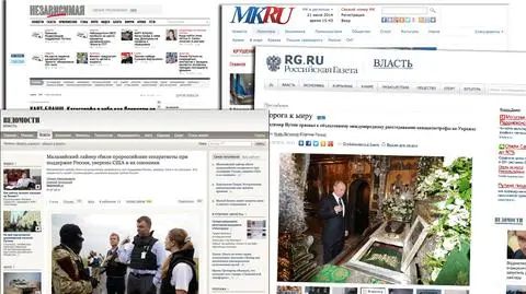 Media rosyjskie: winny ten, komu katastrofa boeinga jest na rękę 