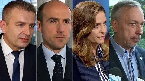 Chęć startu w wyborach szefa partii zadeklarowało na razie czworo polityków PO (materiał "Faktów" TVN z 28 grudnia)