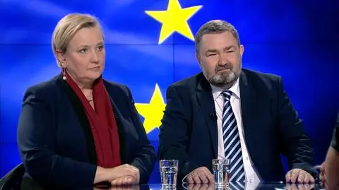 Róża Thun (PO) i Karol Karski (PiS) byli gośćmi "Faktów po Faktach"