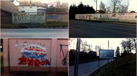"Łowcy Żydów" i "Anty-Jude" na murach. "Takiej wizytówki chce Kraków?"