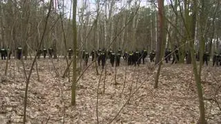 Paczka była zakopana w ziemi