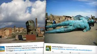 Wystawa rzeźb Igora Mitoraja w Pompejach przyciąga tłumy zwiedzających