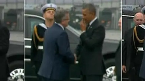 Barack zdezorientowany. Zapytał co Komorowski zrobił z wąsami?