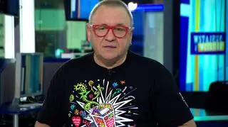 Jerzy Owsiak w studio TVN24