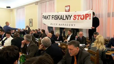 Protest Ruchu Narodowego w Sejmie 