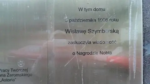 Znów chcieli zniszczyć tablicę upamiętniającą "tragedię sztokholmską"